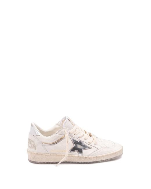 Golden Goose Deluxe Brand White 'Ball Star' Sneakers