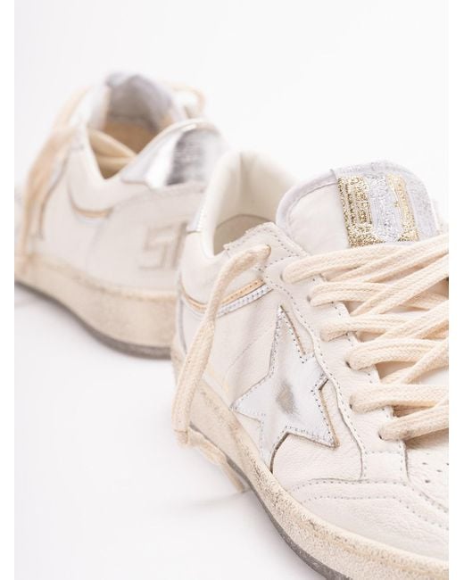 Golden Goose Deluxe Brand White 'Ball Star' Sneakers