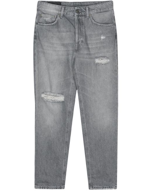 Dondup Gray `Koons` 5-Pocket Jeans