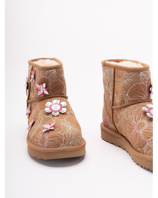 Ugg Pink 'Classic Mini Meadow' Boots