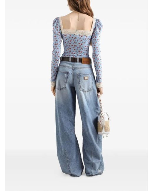 Dolce & Gabbana Blue Denim Cotton Jeans