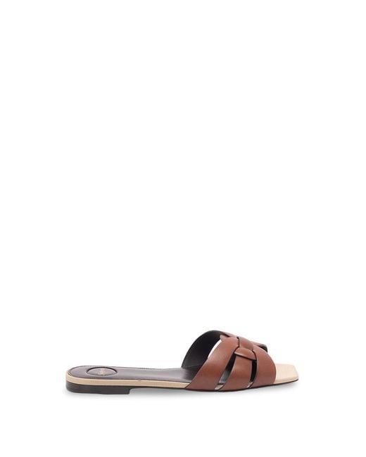 Saint Laurent Multicolor 'Tribute' Sandals