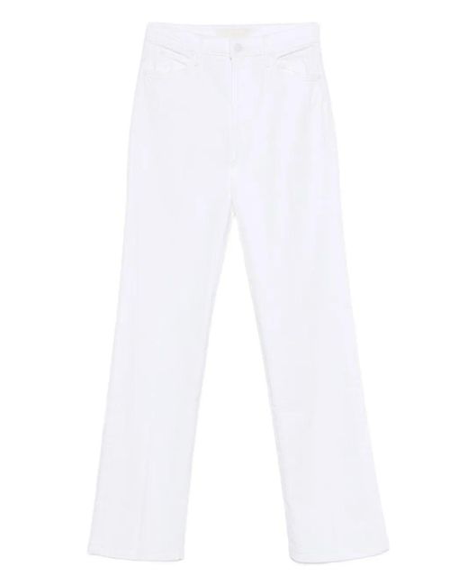 Mother White Five-Pockets Jeans