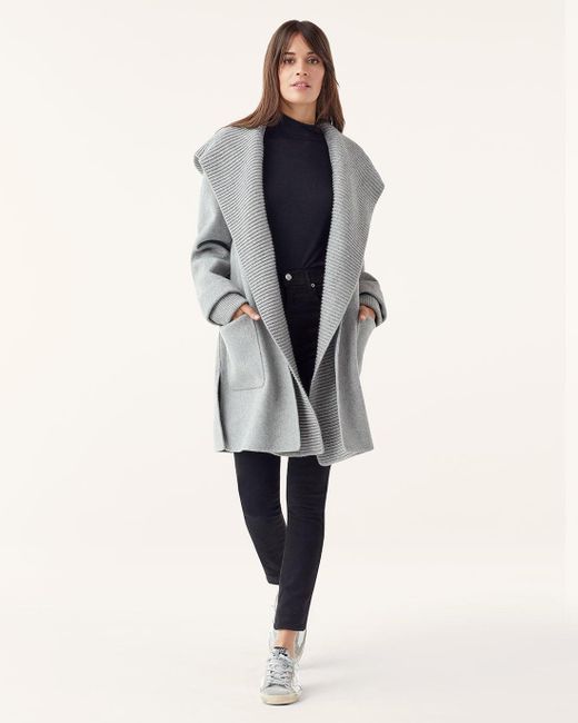 SPLENDID Grey Heather FAUX FUR HOODED COVERALL NWT