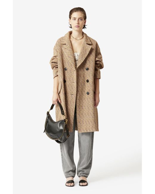 Étoile Isabel Marant Wool Isabel Marant Étoile Cilika Coat - Lyst