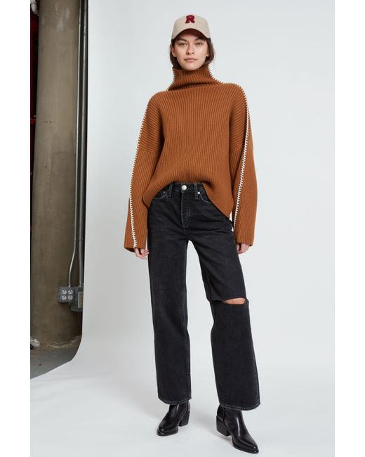 Rag \u0026 Bone Wool Ingrid Rib Turtleneck 