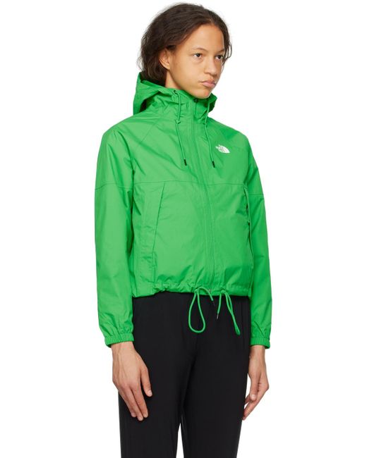 The North Face Green Antora Rain Jacket