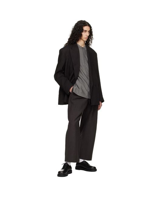 Studio Nicholson Black Daburu Blazer for men