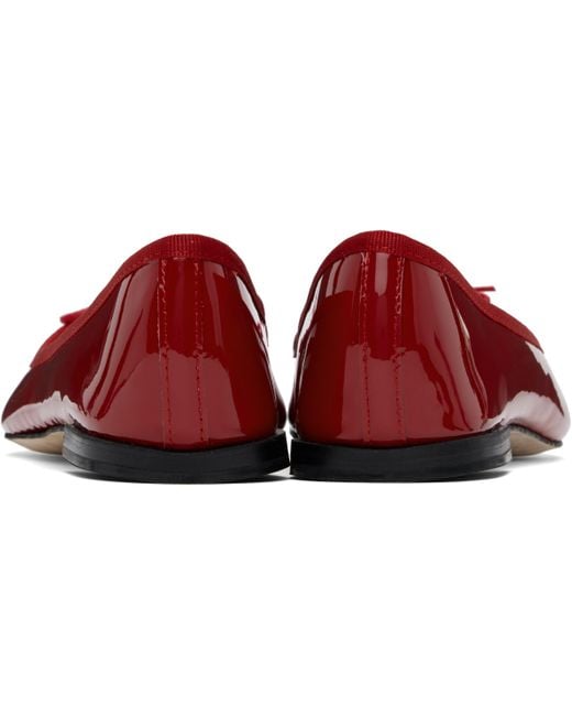 Repetto レッド Cendrillon バレエシューズ Black