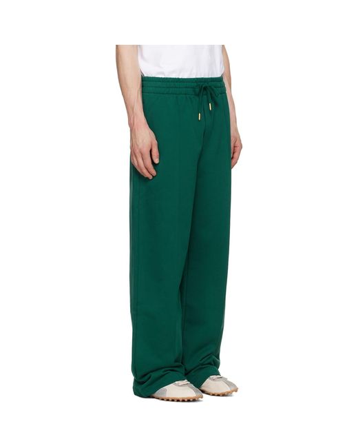 Casablanca Green Sport Type Sweatpants for men