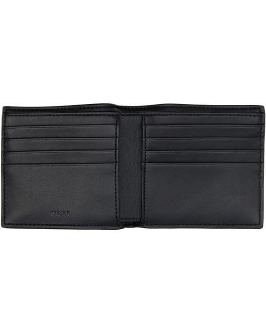 Boss Black Emed Logo Wallet for men