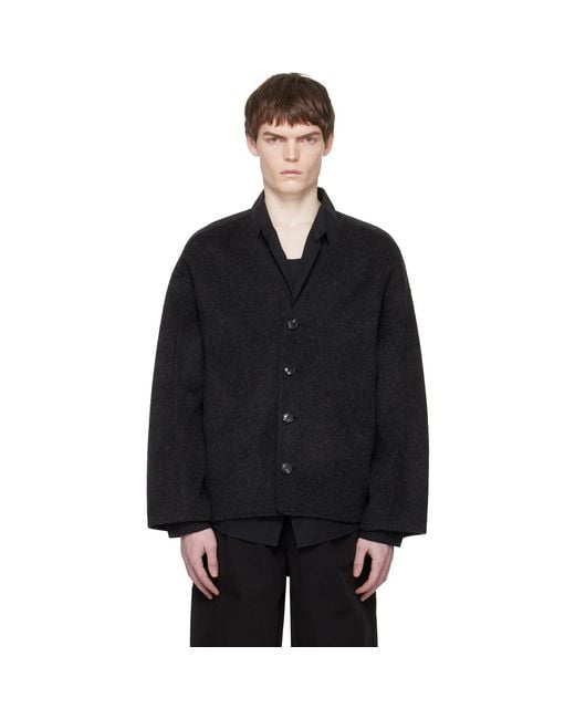 Entire studios Black Jool Jacket for men