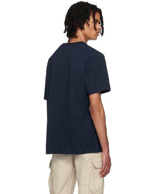 T-shirt bobby bleu marine WOOD WOOD pour homme en coloris Blue