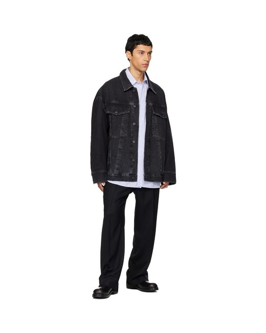 Agolde Black Wayne Denim Jacket for men
