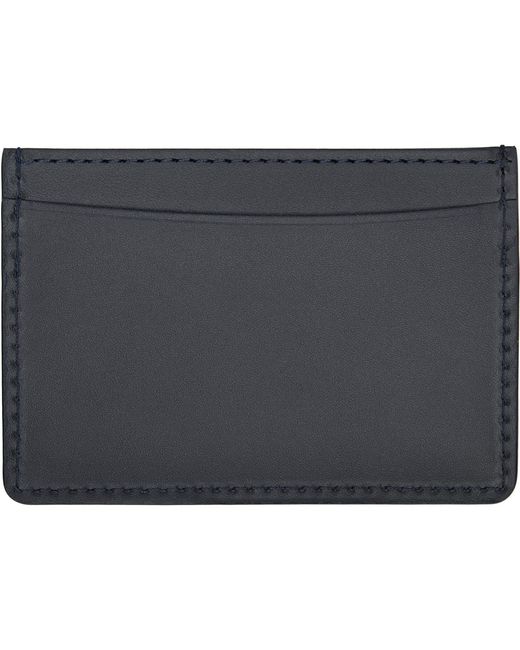 A.P.C. Black Andre Card Holder for men