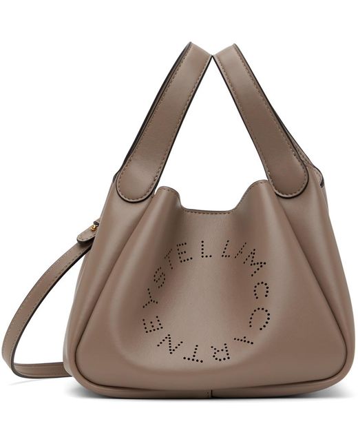 Stella McCartney Brown Taupe Alter Mat Bucket Bag