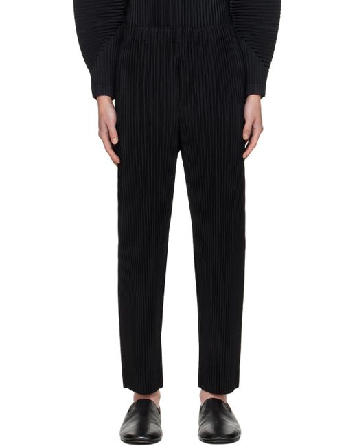 Homme Plissé Issey Miyake Homme Plissé Issey Miyake Black Monthly Color January Trousers for men
