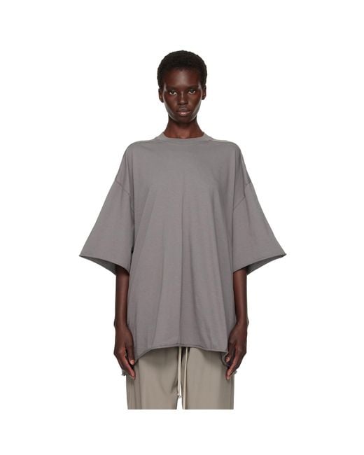 Rick Owens Gray Tower Tommy T-Shirt