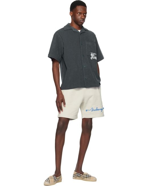 メンズ Burberry ベージュ Mews チェック エスパドリーユ Black