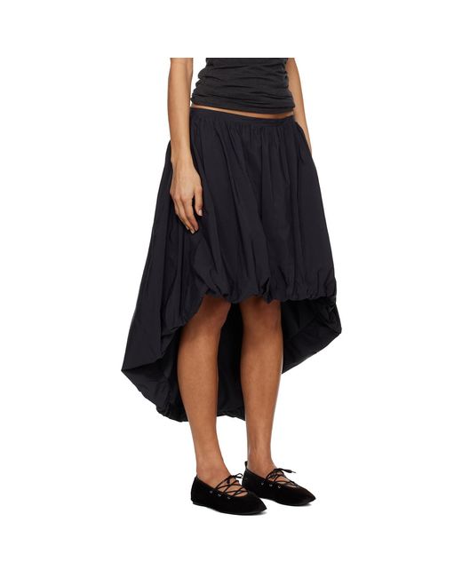 Paloma Wool Black Fanquir Midi Skirt