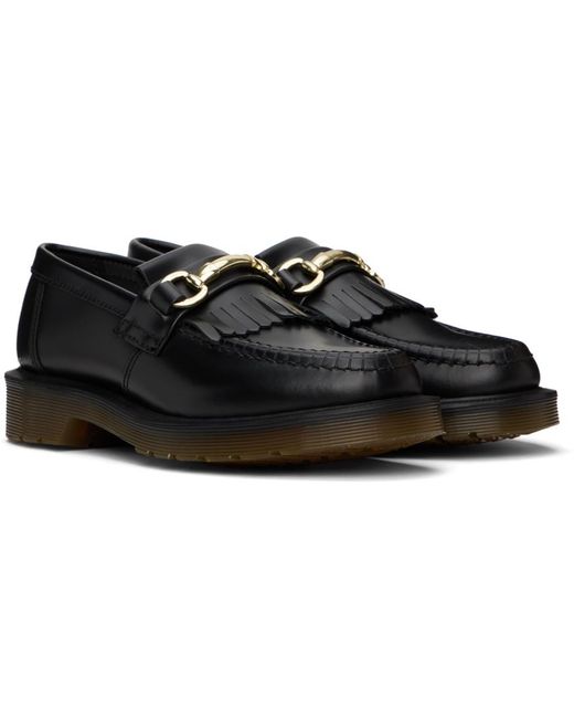 Dr. Martens Black Adrian Snaffle Loafers