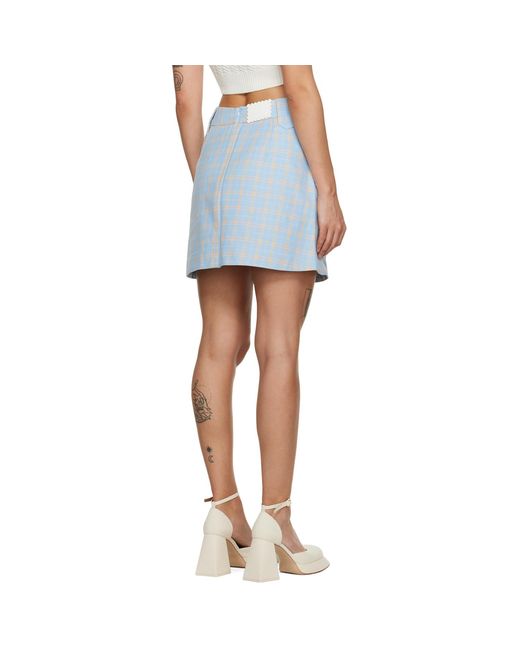 Minijupe rose bleue Shrimps en coloris Blue