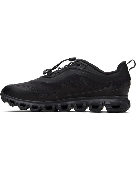 On Shoes Black Cloud 6 Geo Waterproof Sneakers for men