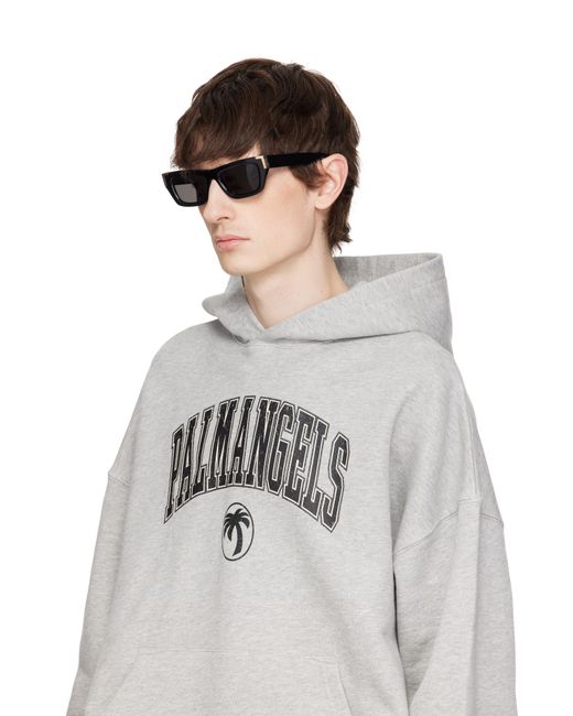 メンズ Palm Angels ブラック Malibu サングラス Black