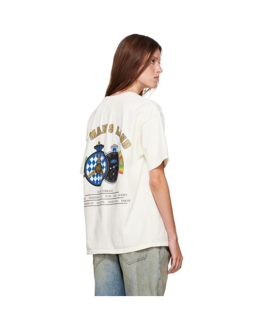 Rhude Blue Off- Chrono' T-Shirt