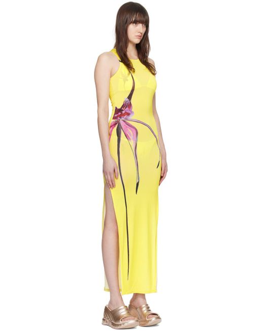 Louisa Ballou Orange Sea Breeze Maxi Dress
