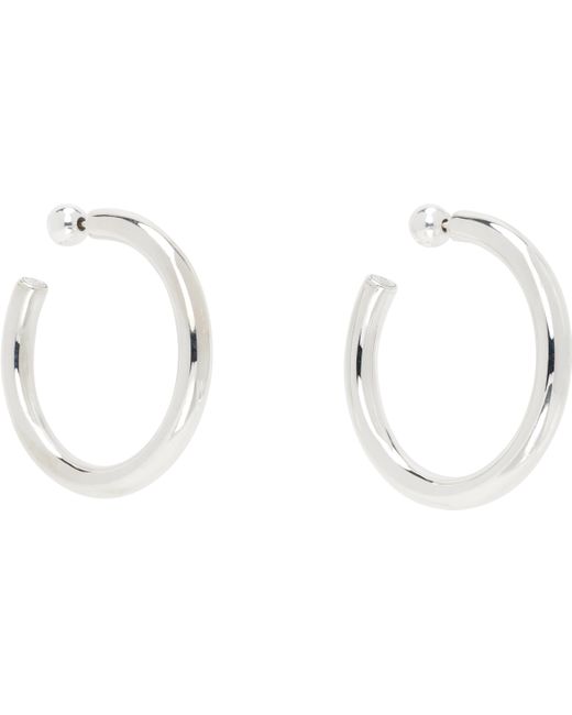 Sophie Buhai Black Medium Everyday Hoop Earrings