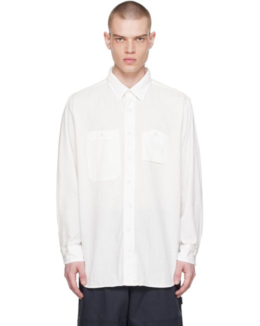 Enginee garments chemise de travail blanche Engineered Garments pour homme en coloris White