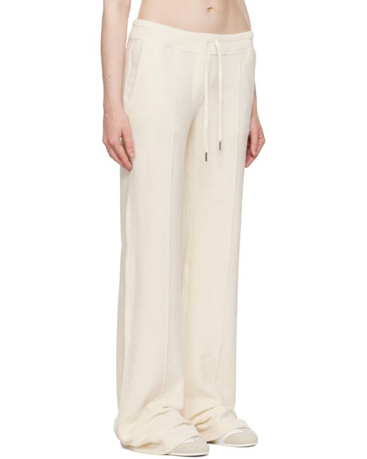 Pantalon De Survêtement Blanc Cassé En Tissu Éponge Tom Ford en coloris White