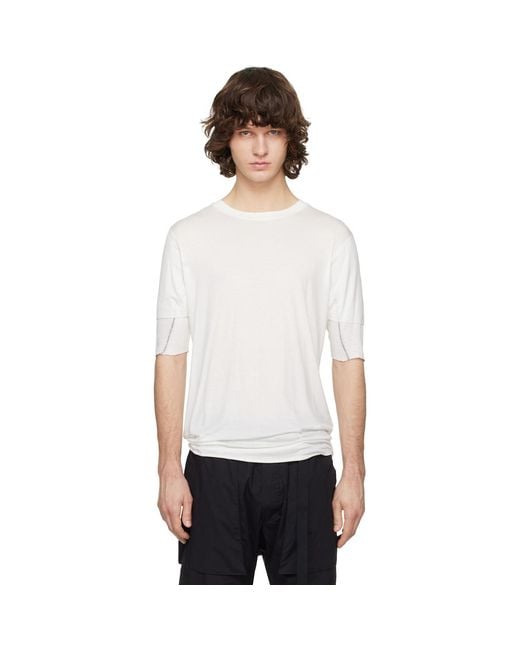 Thom Krom White Off- Ts 940 T-Shirt for men