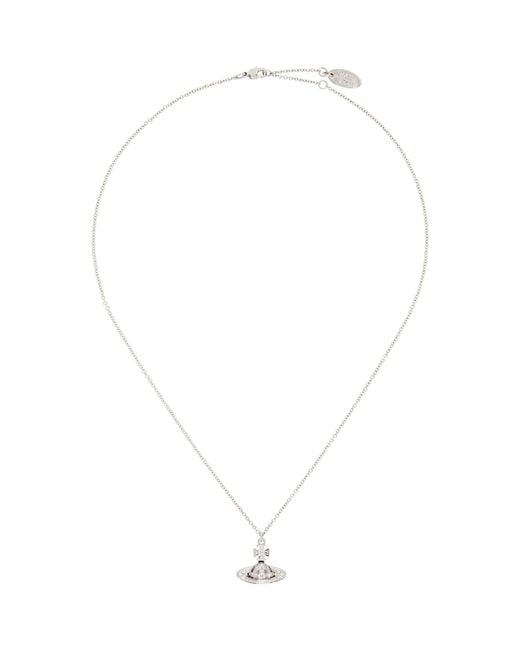 Vivienne Westwood Metallic Pina Small Bas Relief Pendant Necklace for men