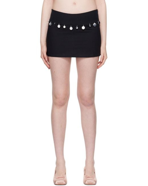 GIMAGUAS Black Maki Miniskirt