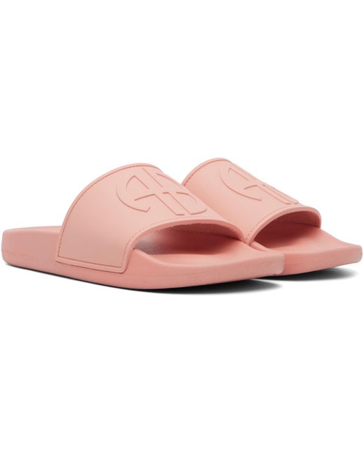 Anine Bing Pink Isla Slides