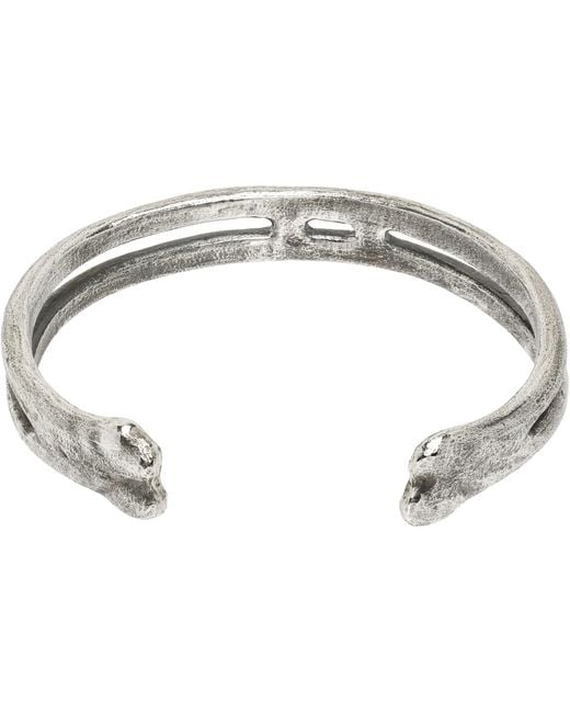 Our Legacy Black Knochen Bangle Bracelet