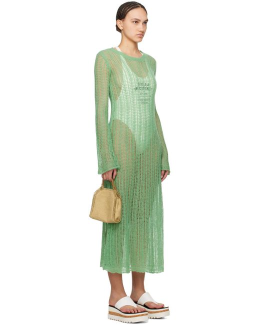 Stella McCartney Green Airy Maxi Dress