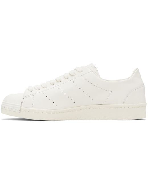 Y-3 White Superstar Sneakers for men