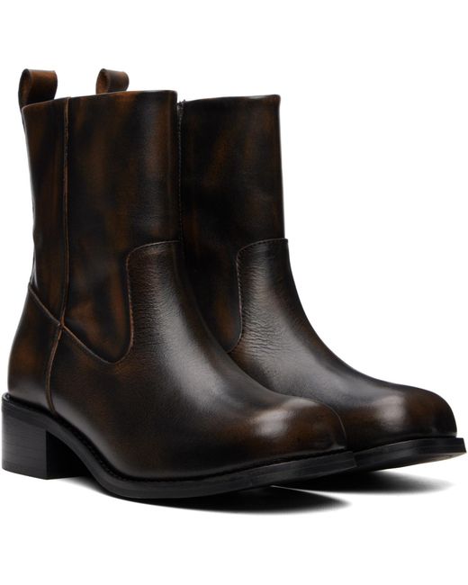 mfpen Black Protocol Ankle Boots