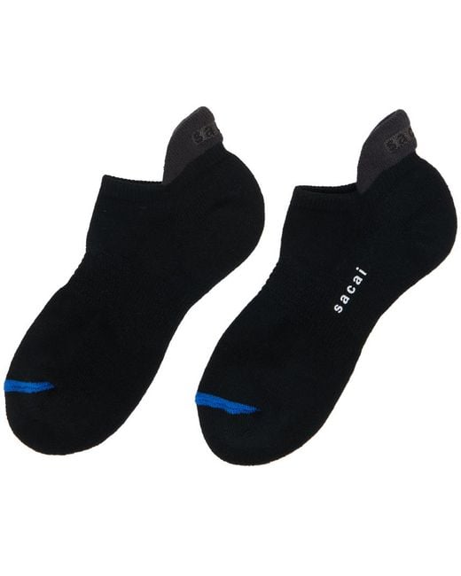 Sacai Black Footies Socks
