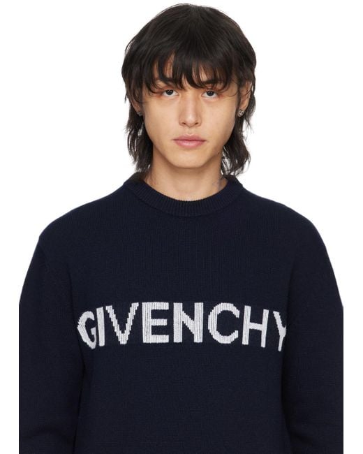 Boucles d'oreilles argentées à logo 4g Givenchy pour homme en coloris Black