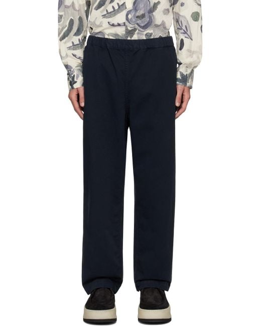 Casey Casey Black Fabi Trousers for men