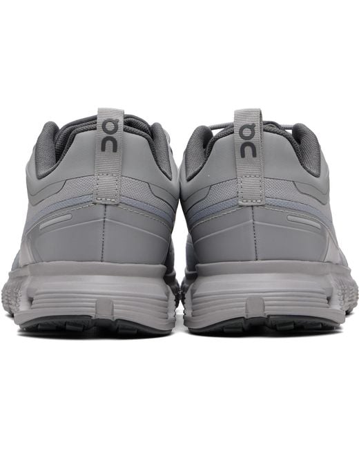 On Shoes Gray Cloud 6 Geo Waterproof Sneakers for men