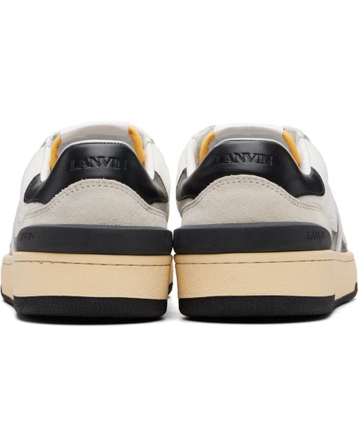 Lanvin White Clay Sneakers for men