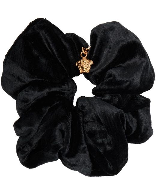 Versace Black Medusa Scrunchie