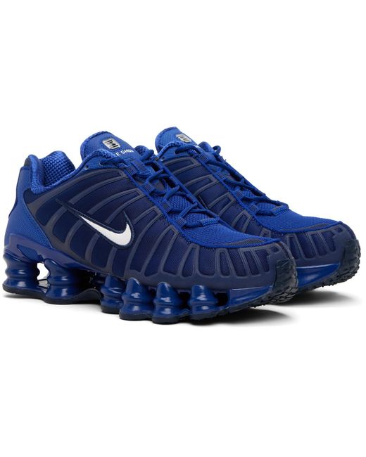 Nike Blue Shox Tl Sneakers for men