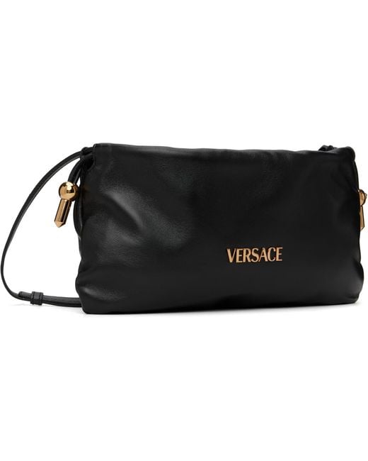 Versace Black Tag' Nappa Mini Bag