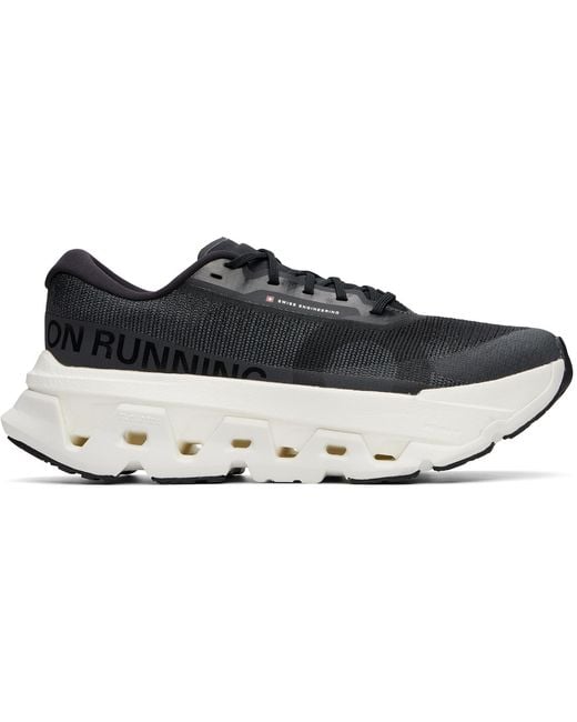 On Shoes Black Cloudmster 3 Hyper Sneakers for men